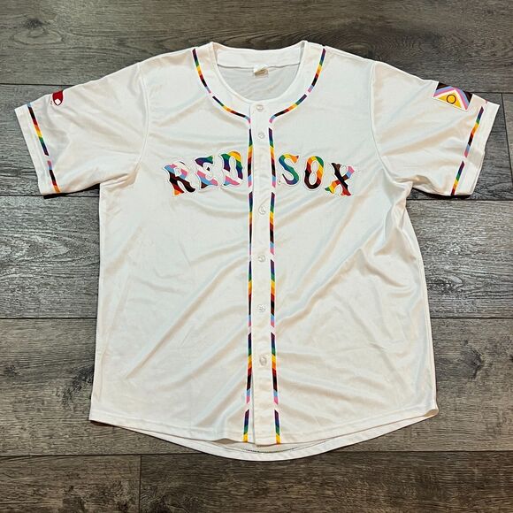 2023 Boston Red Sox Pride Celebration Night Jersey - Size Large NWOT - Picture 1 of 8